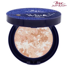 BSC JEANS WINK FACE POWDER สี F0  สีส้ม โชว์ความงามอย่างเป็นธรรมชาติ ด้วย “Shimmer Wink” ที่กระจายความสว่างให้พวงแก้ม