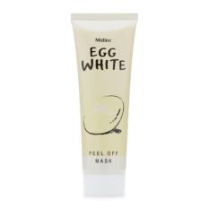 Mistine Egg White Peel off Mask 85g. ลอกสิวเสี้ยน สูตรผสมไข่ขาว ที่มาร์คหน้า ขจัดสิวเสี้ยน และสิ่งสกปรกบนใบหน้า เผยผิวสะอาดสดใส