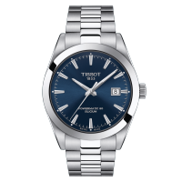 Tissot Gentleman ทิสโซต์ เจนเทิลแมน สีน้ำเงิน เงิน T1274071104100 นาฬิกาผู้ชาย