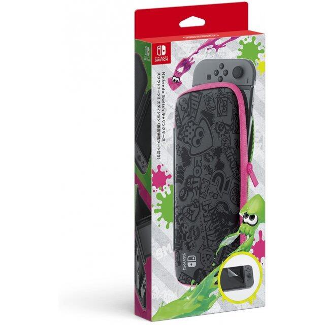 [+..••] NSW NINTENDO SWITCH CARRYING CASE & SCREEN PROTECTOR (SPLATOON 2 EDITION) (JAPAN) (เกมส์  Nintendo Switch™ By ClaSsIC GaME OfficialS)