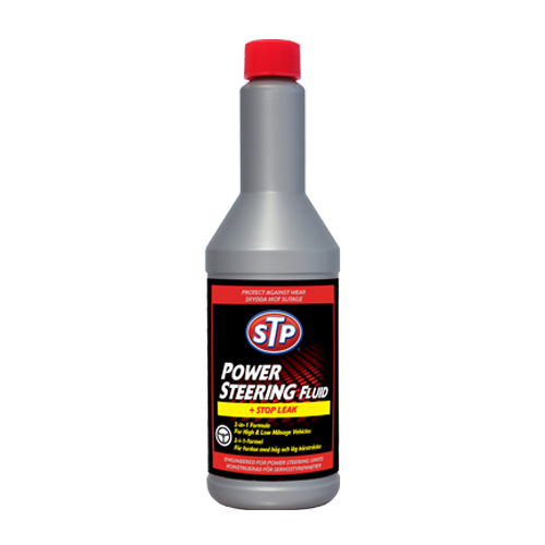 STP® HIGH MILEAGE POWER STEERING FLUID + STOP LEAK น้ำมันพาวเวอร์ สูตรหยุดการรั่วซึม (354 ml.) รุ่น 26246/1 ราคา 199 บาท*ส่งฟรี