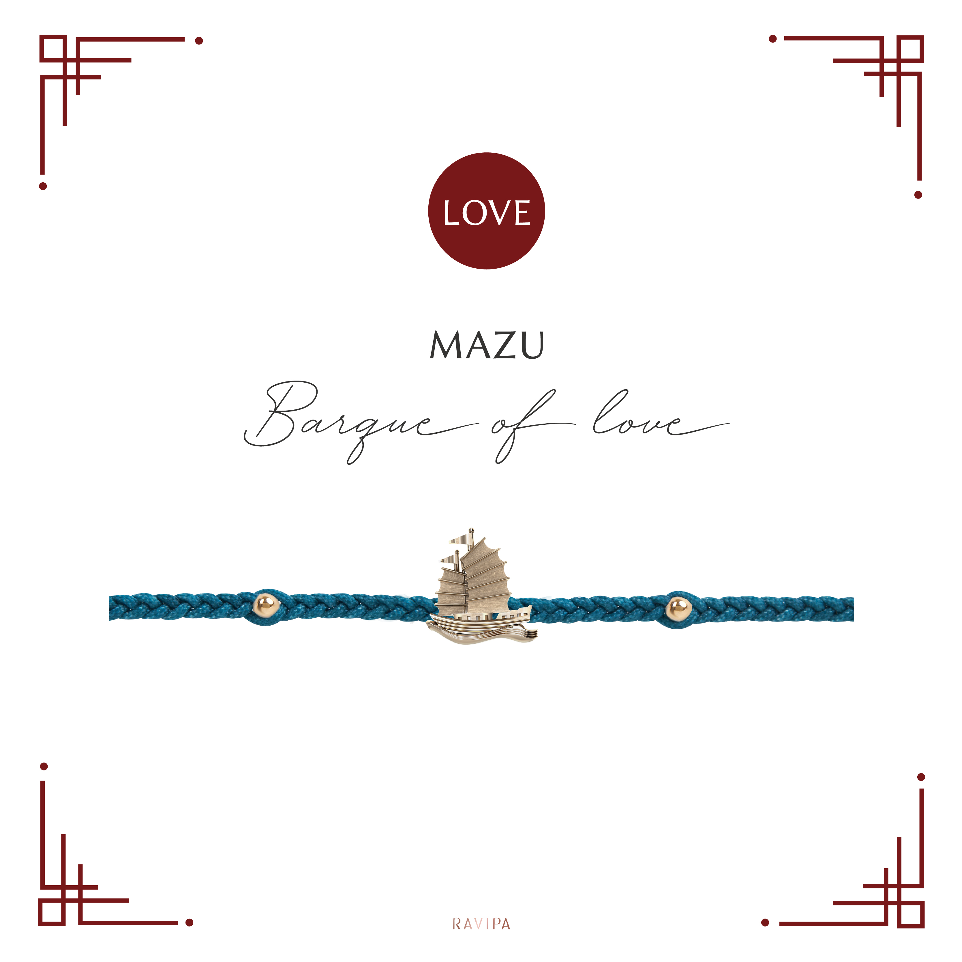 [PRE-ORDER] Ravipa | เจ้าแม่ทับทิม Golden Gold - Barque of love - Caribbean sea ราคา 8,990 บาท*ส่งฟรี