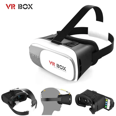 VR BOX 2.0 สามารถรับชมภาพในระบบ 3D และแบบให้ความรู้สึกสมจริงเสมือนอยู่ในสถานที่จริง VR Glasses 3D Headset