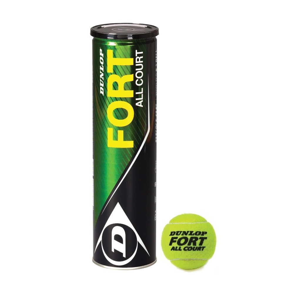 Dunlop ลูกเทนนิส Fort All Court Tennis Balls x 3 (กระป๋องละ 3 ลูก)
