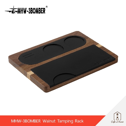 MHW-3BOMBER Walnut Tamping แท่นวางแทมป์กาแฟ และ Portafilter ขนาด 51 - 58 mm ราคา 1,650 บาท*ส่งฟรี