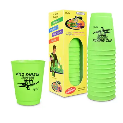 ProudNada Toys Stack Cup เกมส์เรียงแก้ว(มีให้เลือกหลายสี) Magic flying stacked cup 12 PCS Rapid cup NO.P12