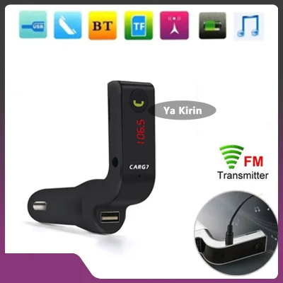 ของแท้100% CAR G7 อุปกรณ์รับสัญญาณบลูทูธในรถยนต์ Bluetooth FM Transmitter MP3 Music Player SD USB Charger for Smart Phone & Tablet