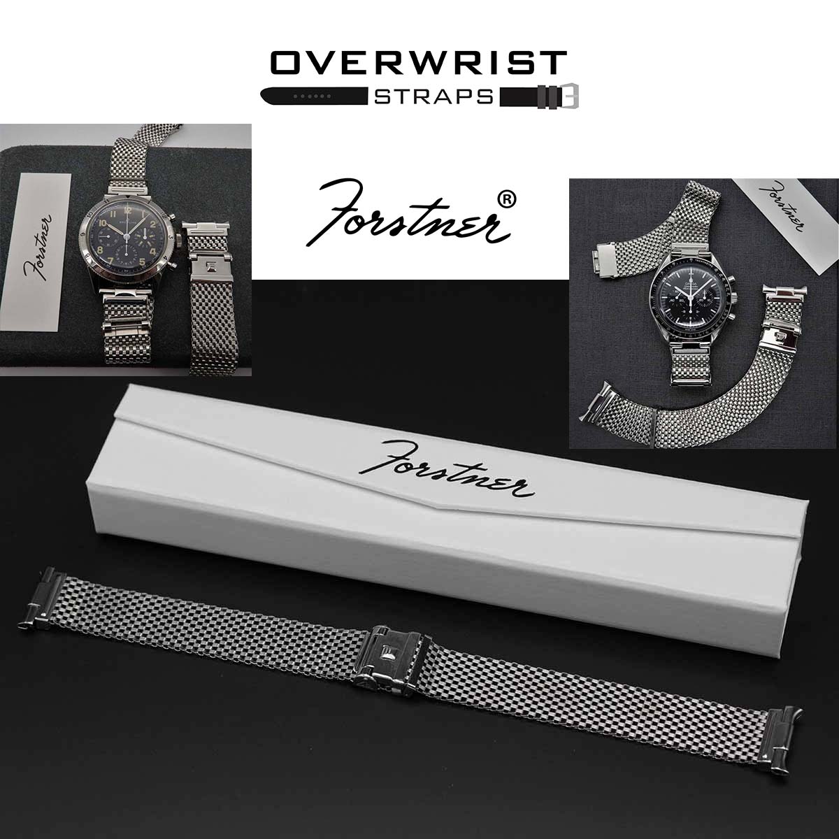 สายนาฬิกา Forstner Bands รุ่น Wide Komfit Horned Ends ราคา 8,490 บาท*ส่งฟรี