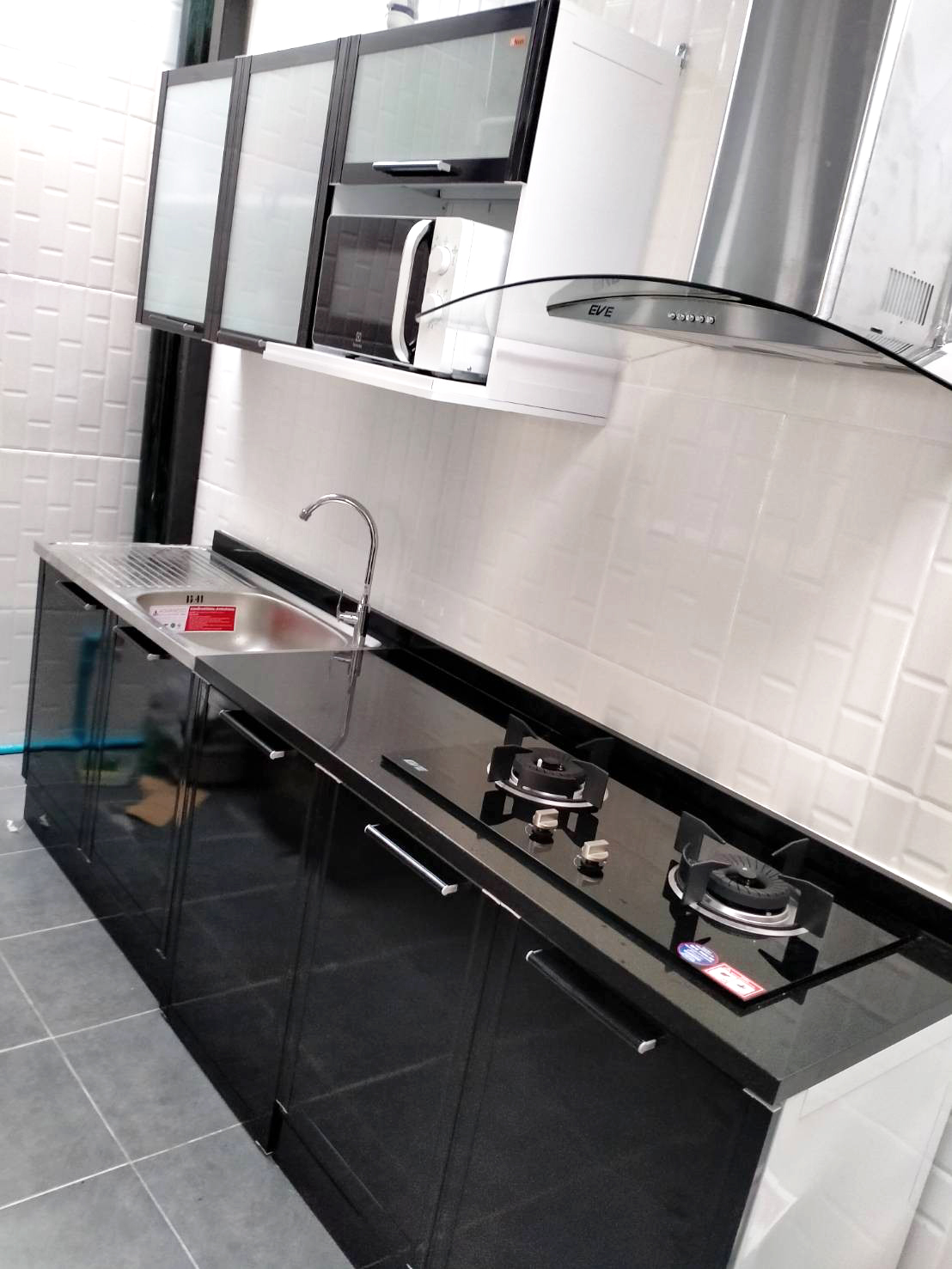 ชุดครัวขนาด2.4ม.กันน้ำกันปลวก ราคา 33,460 บาท*ส่งฟรี