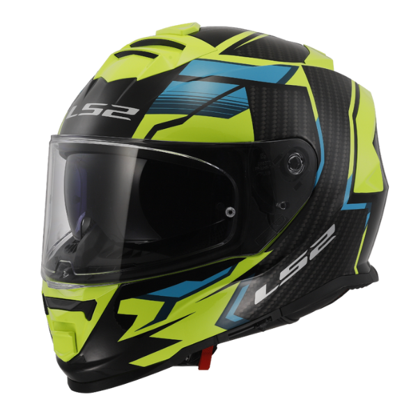 Ls2 Helmets Ff800 Storm Ii Tracker Black H-V Yellow - Full Face Helmet ราคา 5,600 บาท*ส่งฟรี