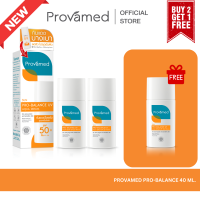 (ซื้อ 2 แถม 1) [ ส่งฟรี  ]  PROVAMED SUN PRO-BALANCE UV AQUA SERUM SPF50+ PA++++ ( 40 ml.) กันแดดสำหรับผิวหน้าสูตรพรีไบโอติก เนื้อบางเบา โปรวาเมด โปร-บาลานซ์ ยูวี อควา เซรั่ม เอสพีเอฟ50+ พีเอ++