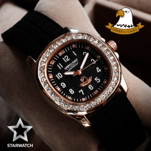 ภาพหน้าปกสินค้าGRAND EAGLE นาฬิกาข้อมือผู้หญิง สายสแตนเลส รุ่น AE8014L – สายซิลิโคนดำ/พิ้งโกล/ดำ ที่เกี่ยวข้อง