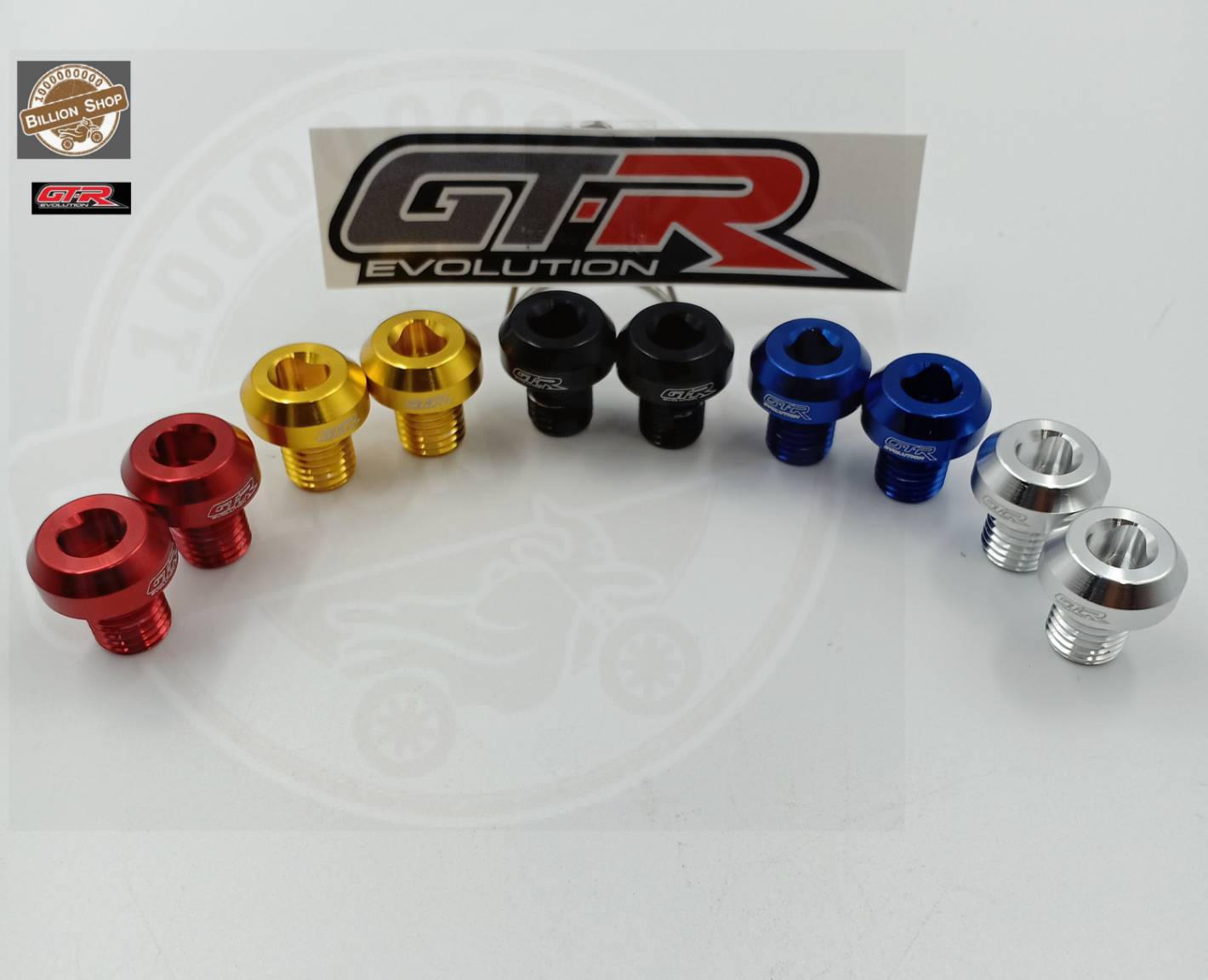 น๊อตปิดรูกระจก CNC GTR M10 (Mirror Block of Plug CNC GTR) HONDA AND KAWASAKI M10 (เกลียวขวา) ราคา 230 บาท*ส่งฟรี