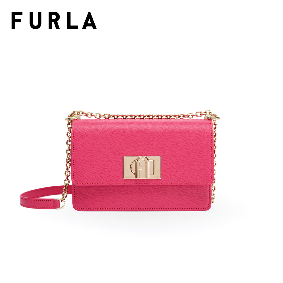 FURLA 1927 MINI CROSSBODY 20 POP PINK ราคา 8,950 บาท*ส่งฟรี