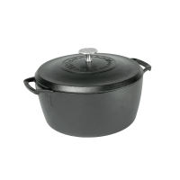Lodge Cast Iron Blacklock *02* หม้อเหล็กหล่อสองหู 5.5 ควอร์ต (5.2 ลิตร 26 ซม.) BL02DOINT