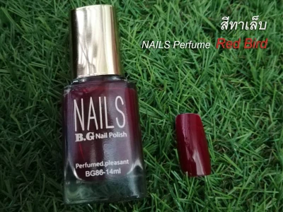 สีทาเล็บ♻️ Nails Perfumed.pleasant (Red Bird)