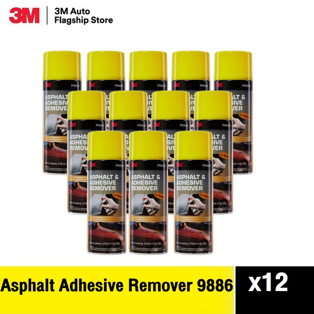 3M™ Asphalt and Adhesive Remover 9886, 16 oz, 12 กระป๋อง น้ำยาลบคราบยางมะตอยและคราบกาว 473 มล. ราคา 3,758 บาท*ส่งฟรี