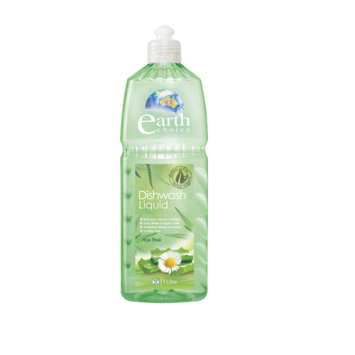 Earth Choice Aloe Vera Dish Wash Liquid 1L น้ำยาล้างจาน อโล เวร่า 1ลิตร นำเข้าจากออสเตรเลีย ราคา 173 บาท*ส่งฟรี