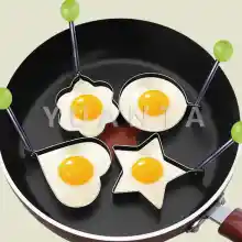 ภาพขนาดย่อสินค้าYUANTA ครัวอ าหรเช้าเ ครื่องทำ ไข่เจียว สแตนเลสหนา ไม่ติดแม่พิมพ์ไข่เจี ยวครัวทำ อาหารอุปกรณ์ ในครัวเรือน Fry Egg mold