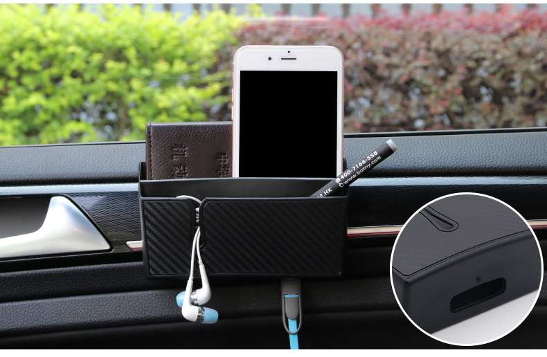 กล่องวางโทรศัพท์ในรถL กล่องเก็บของ ที่วางโทรศัพท์ขาตั้ง ที่ใส่อุปกรณ์บนรถยนต์คอนเทนเนอร์ที่นั่งออโต้กระเป๋า