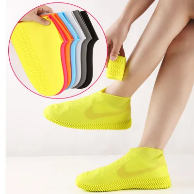 Waterproof shoe cover Rain boots Waterproof and non-slip Rain shoe cover outdoor product Silicone shoe covers Waterproof and non-slip