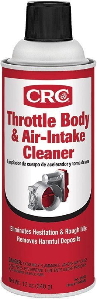 น้ำยาทำความสะอาดลิ้นปีกผีเสื้อ CRC THROTTLE BODY AND AIR INTAKE CLEANER 340gr 0507/8