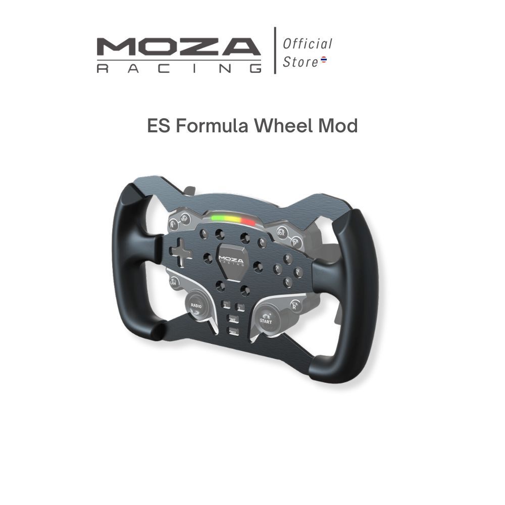MOZA ES Formula Wheel Mod รุ่น MZ-RS032 ES Formula Wheel Mod รองรับรุ่น ES ราคา 1,490 บาท*ส่งฟรี