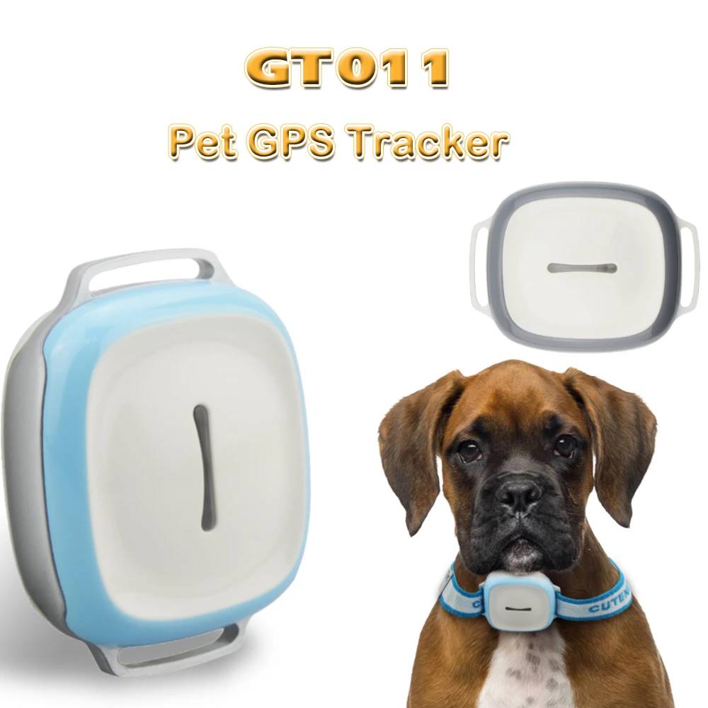 GT011 ปลอกคอ GPS กันน้ำสำหรับสัตว์เลี้ยงสุนัขแมวตัวใหญ่ สินค้าสีส้ม