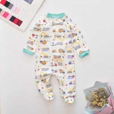 Baby Bodysuit, Baby Pyjamas with 2-way zipper (8)