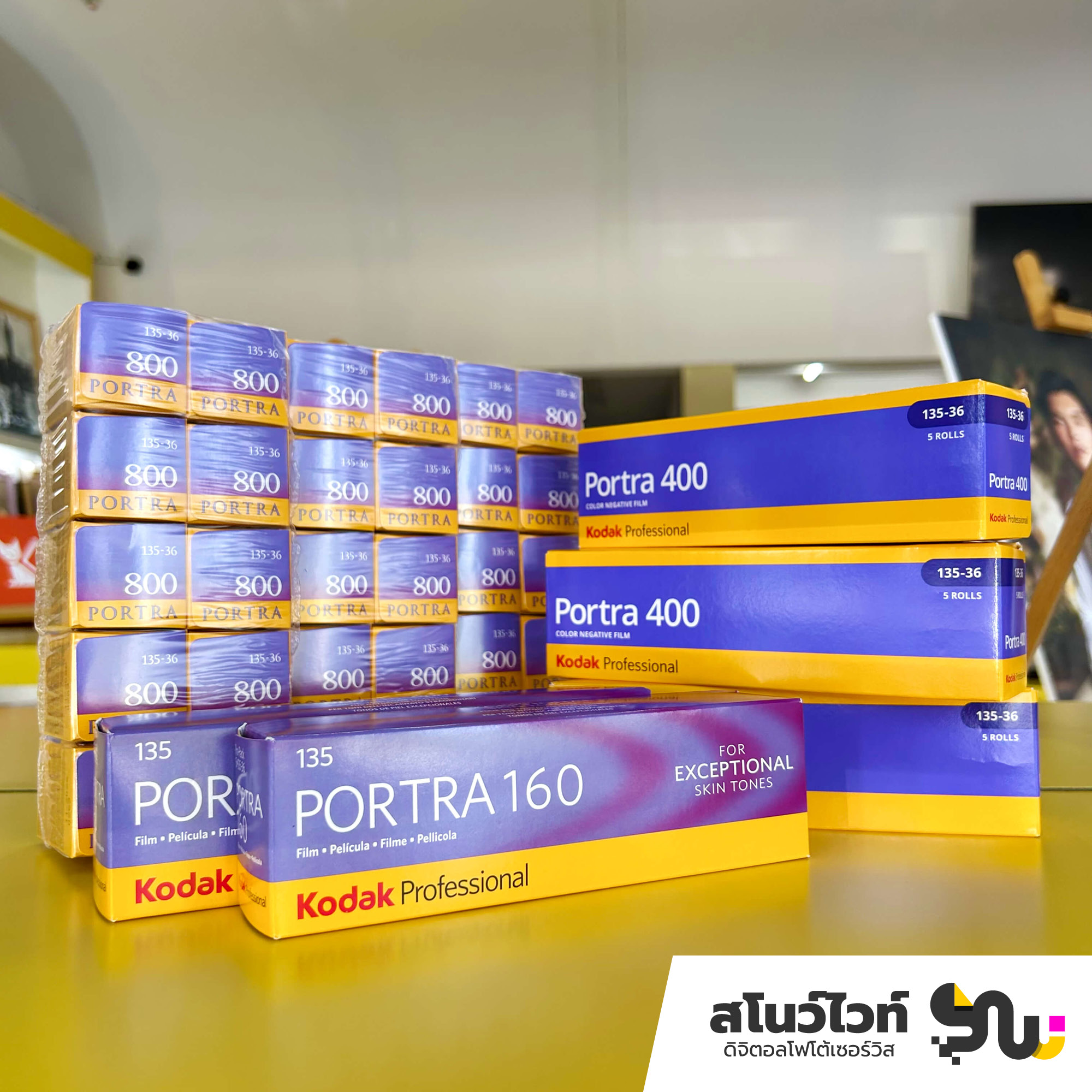 Kodak PORTRA Color Film – ISO 160 / 400 / 800 (35mm, 36 Exposures) ราคา 750 บาท*ส่งฟรี