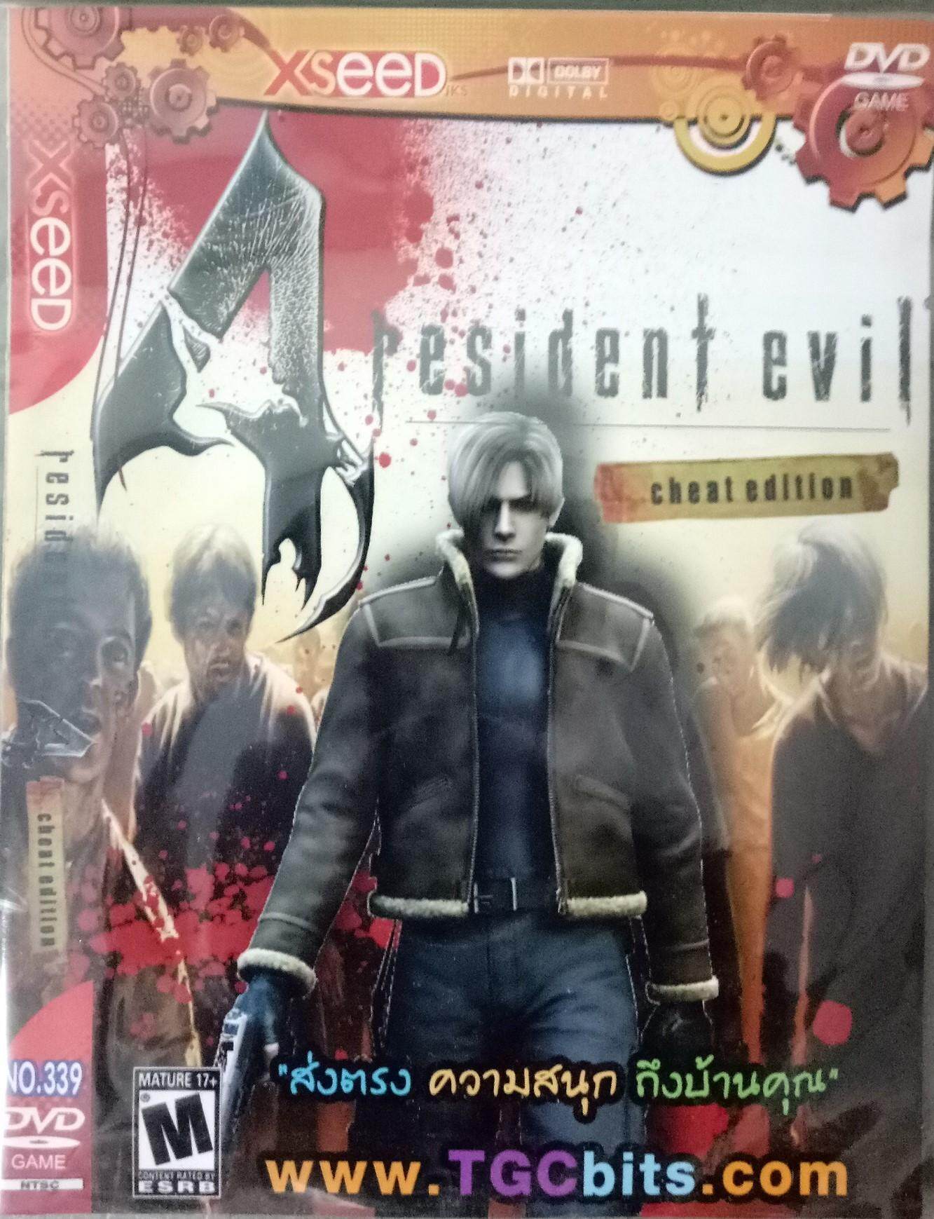 Ps2 เกมส์ Resident Evil 4 (มีสูตร) แผ่นเกมส์ ps2