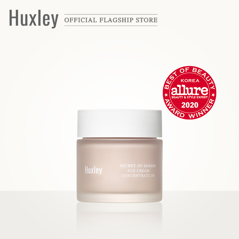 Huxley Eye Cream Concentrate On 30ml ครีมบำรุงผิวรอบดวงตาสูตรเข้มข้น อายครีมเซราไมด์ คืนความชุ่มชื้น ดวงตาดูสดใส อ่อนเยาว์