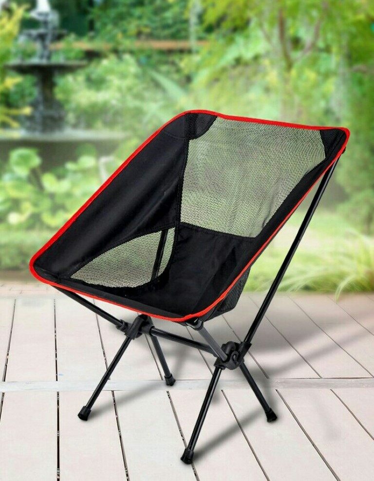 เก้าอี้พับ เก้าอี้สนาม ขนาดเล็ก พกพาสะดวก รับน้ำหนักได้สูงสุด : 120 กก. ผ้าอ็อกฟอร์ด 600D เคลือบด้วย PVC