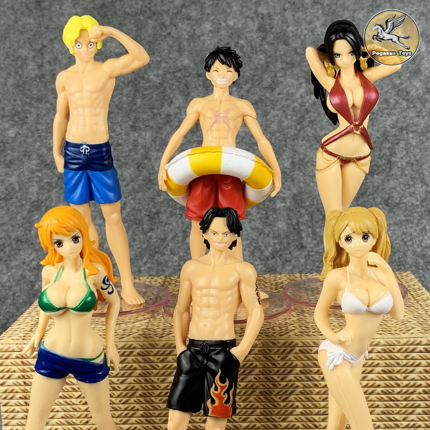 โมเดล วันพีช (One Piece) ในชุดว่ายน้ำ Summer Holiday มี 6 ตัวให้เลือก สูงประมาณ 12 ซม. งานสวยราคาถูก พร้อมส่งคร้าบ💥✨ - Pegasus Toys