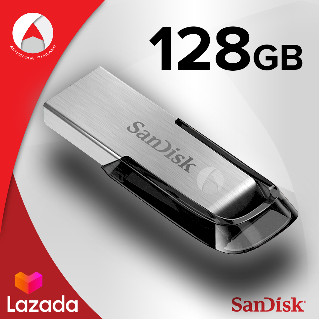 SanDisk Ultra Flair USB 3.0 128GB Speed 150MB/s (SDCZ73_128G_G46) เมมโมรี่ แซนดิส แฟลซไดร์ฟ