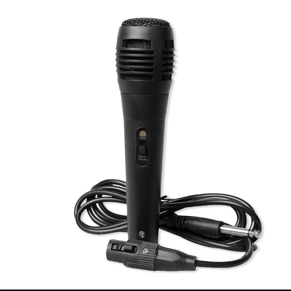 ไมค์พร้อมสาย ไมโครโฟน ร้องเพลง/พูด คาราโอเกะ Professional Dynamic Microphone