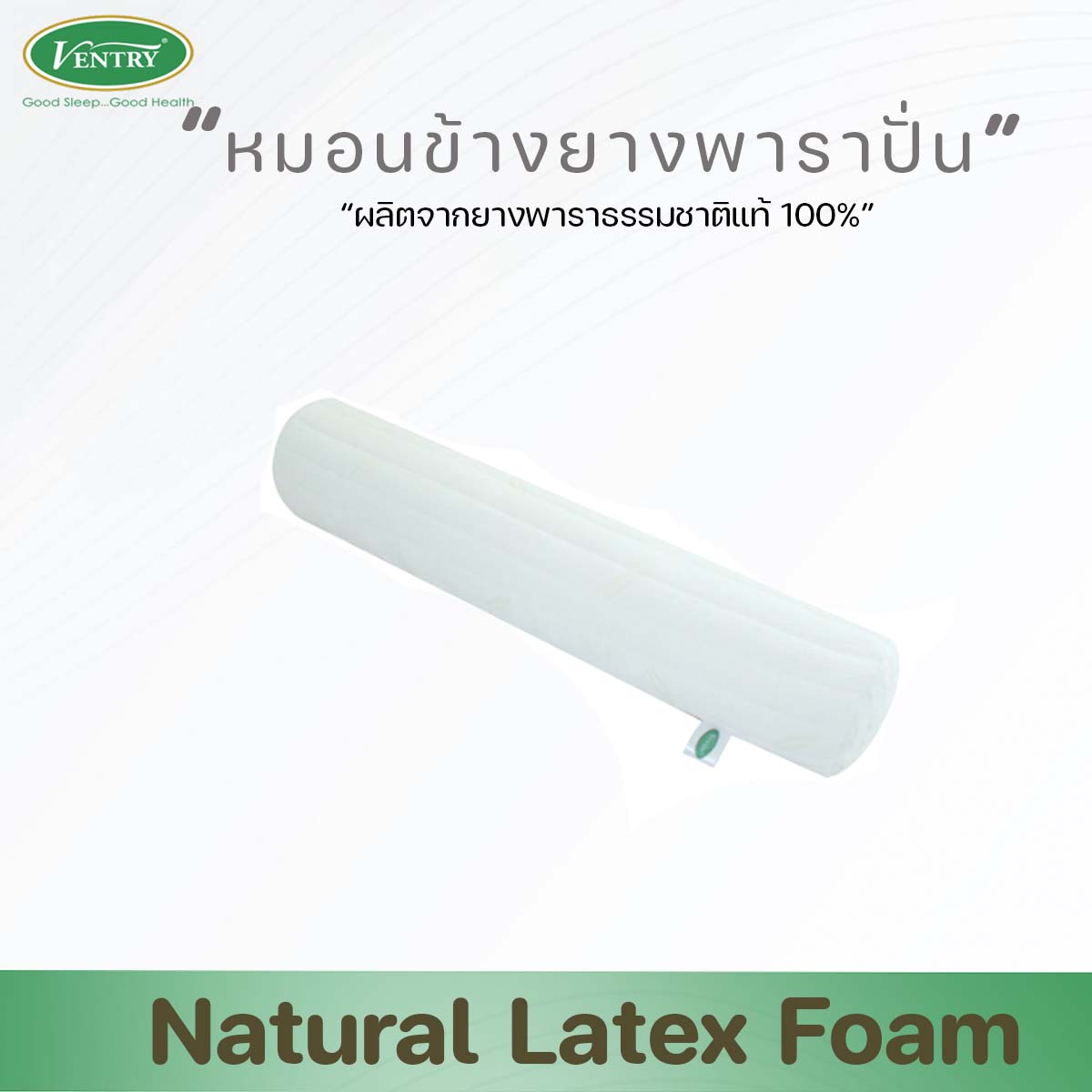 Ventry (หมอนข้างยางพาราปั่น รุ่น Comfort Bolster) ราคา 874 บาท*ส่งฟรี