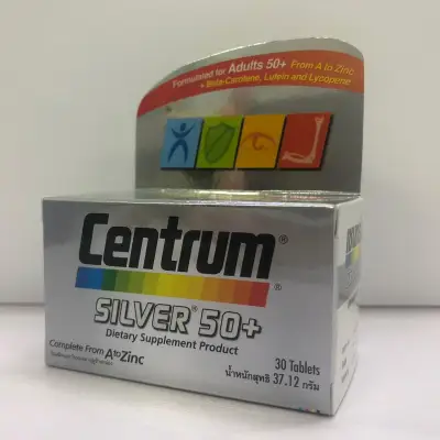 Centrum SILVER 50+ A to Zinc + Beta-Carotene Lutien 30tab 1box