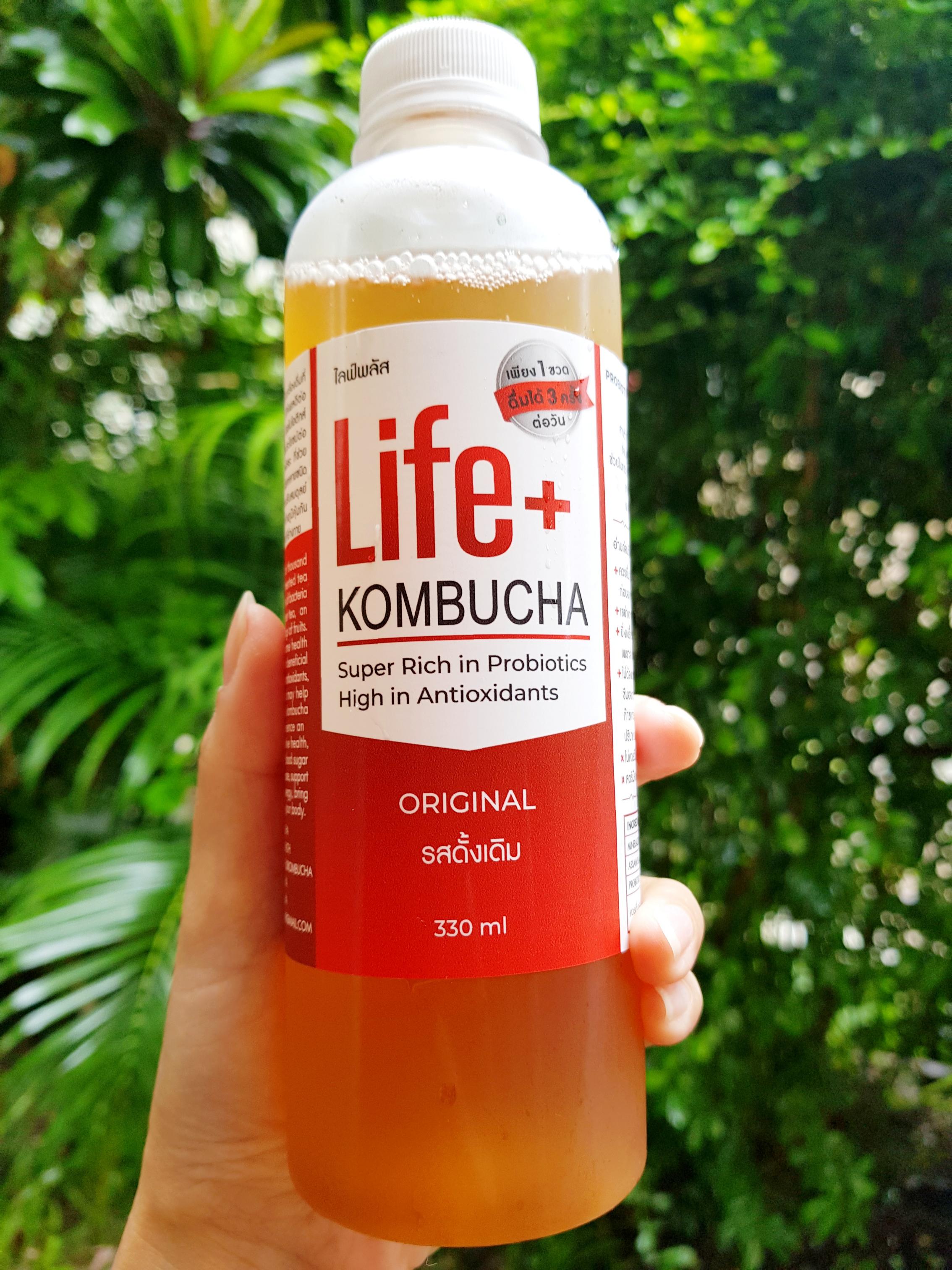 Life+ KOMBUCHA raw organic 330ml รสดั้งเดิม และ Keto สูตร green tea คอมบูชา คีโต คอมบูชะ ชาหมัก ดีท็อกซ์ ท้องผูก โพรไบโอติก สารต้านอนุมูลอิสระ คอมบูฉะ detox probiotic antioxidant สุขภาพ