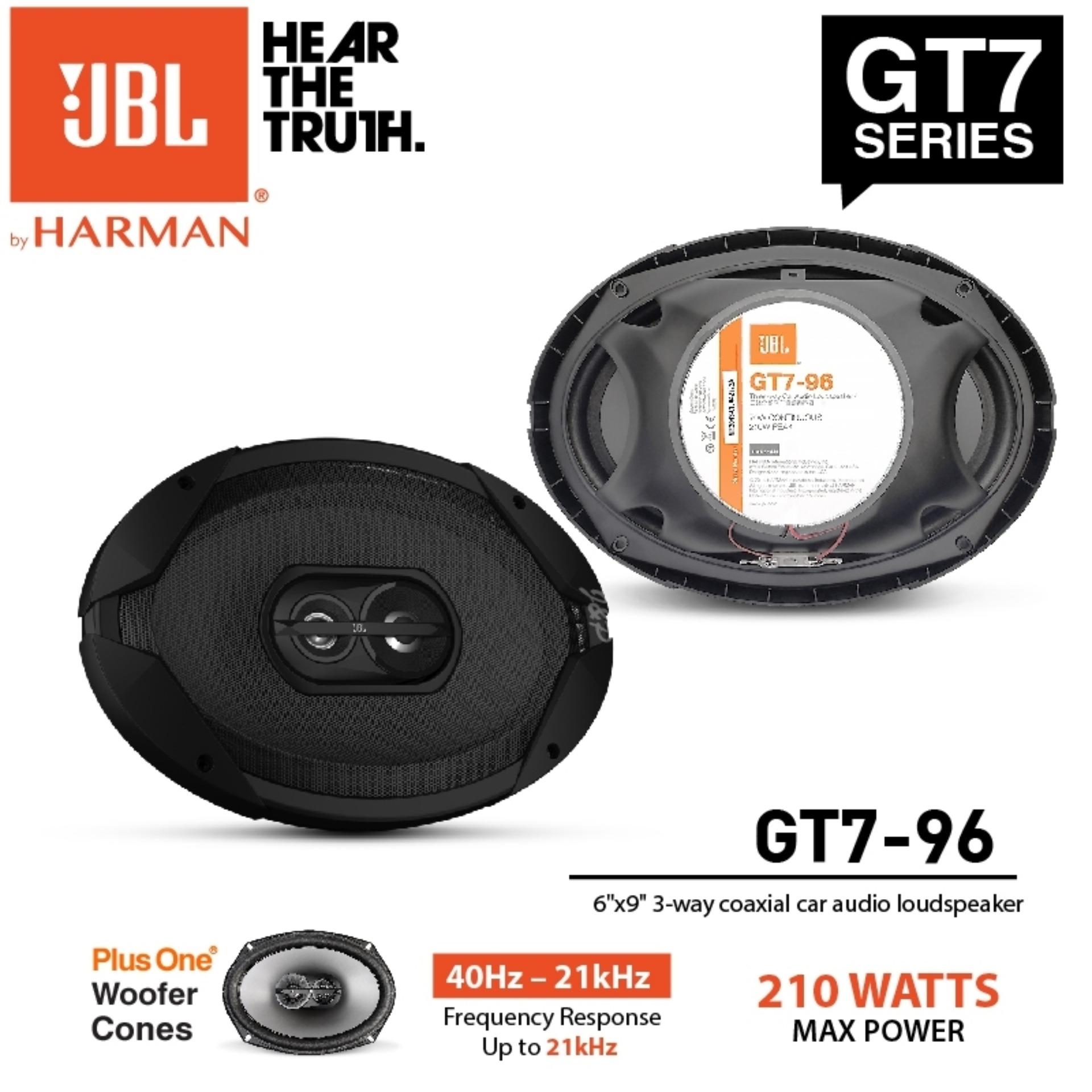 JBL GT7 SERIES GT7-96 ลำโพง6x9ติดรถยนต์ 1คู่ (แนะนำขณะฟังคลิปเสียง ควรใส่หูฟังเพื่อเสียงเพลงที่ชัดเจนครับ)
