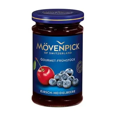 Cherry Blueberry jam, Movenpick fruit spread, 250g