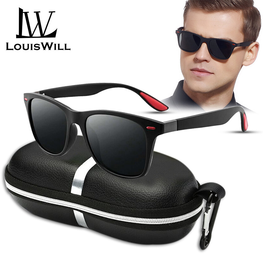 [พร้อมส่งในไทย!] Louiswill แว่นกันแดดผู้ชาย แว่นตาแฟชั่นผู้ชาย แว่นตาผู้ชาย แว่นโพลาไรซ์ สำหรับผู้ชาย แว่นตาสำหรับขับรถ