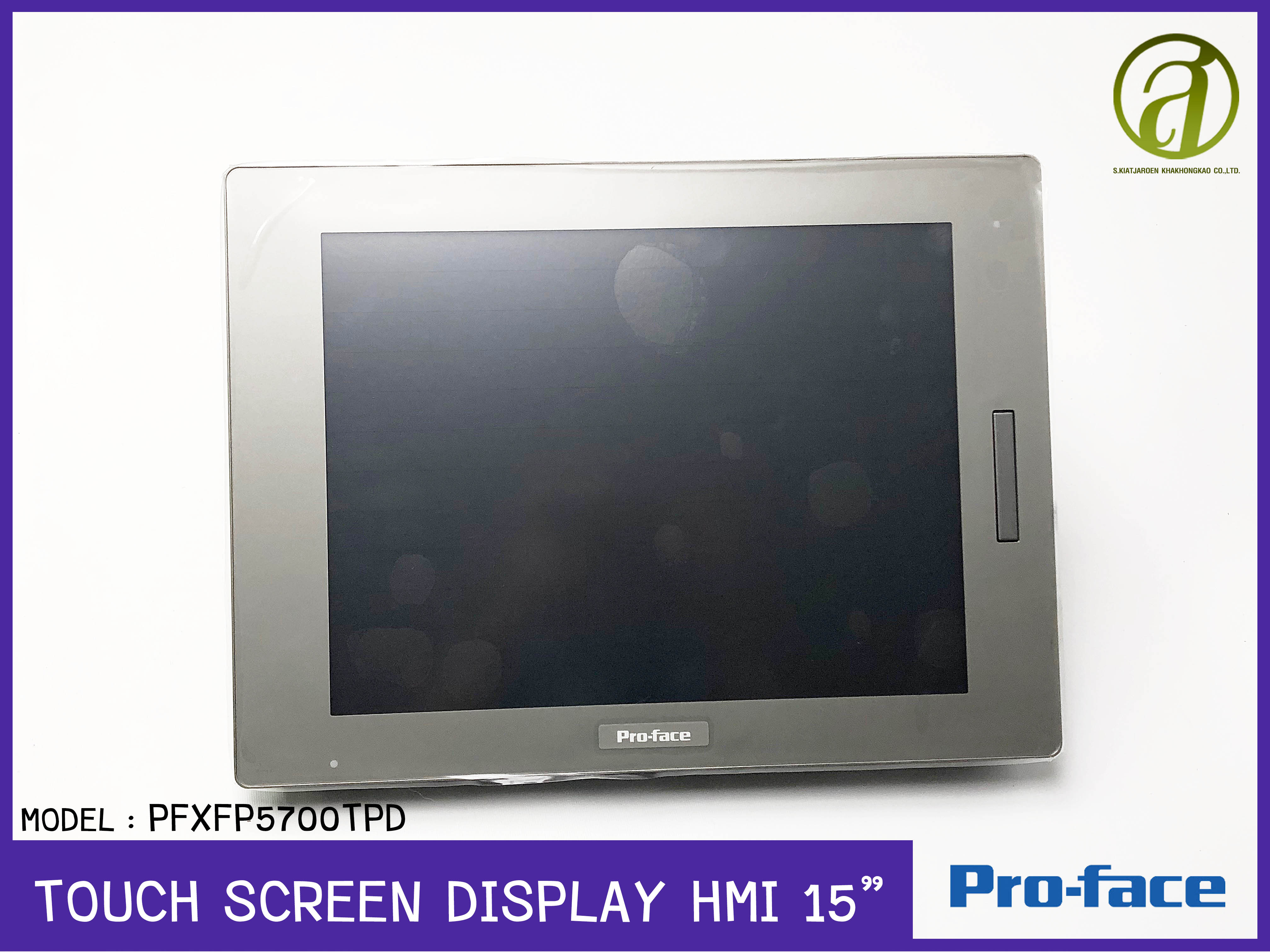 (ไม่มีกล่อง) Pro-face หน้าจอสัมผัส Touch Screen Display HMI 15 นิ้ว DC14-24V รุ่น PFXFP5700TPD ราคา 36,800 บาท*ส่งฟรี