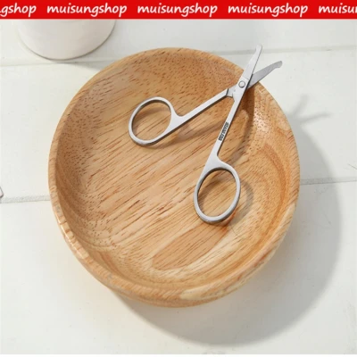 MUISUNGSHOP Stainless Steel Small nail tools Eyebrow Nose Hair Scissors Cut Manicure Facial Trimming Tweezer Makeup Beauty Tool
