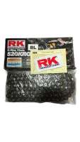 โซ่ RK O-ring Chain 520KRO 120L สีดำหมุดทอง(Made in JAPAN)