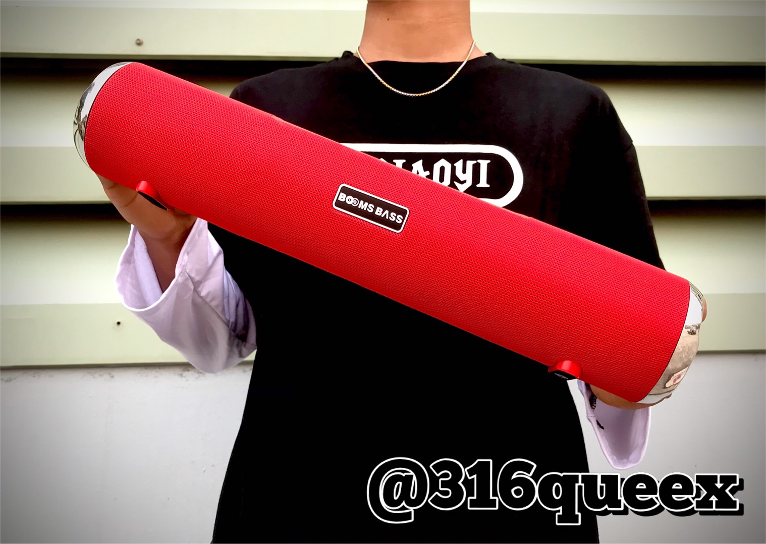 New!! (สินค้าขายดีอันดับ1) ลำโพงบลูทูธไร้สายพกพา BOOMSBASS L6 ลำโพงเสียงดีเบสแน่นๆ(รองรับ,บลูทูธ,USB,การ์ดTF,วิทยุ)เชื่อมต่อ2ตัวพร้อมกันได้