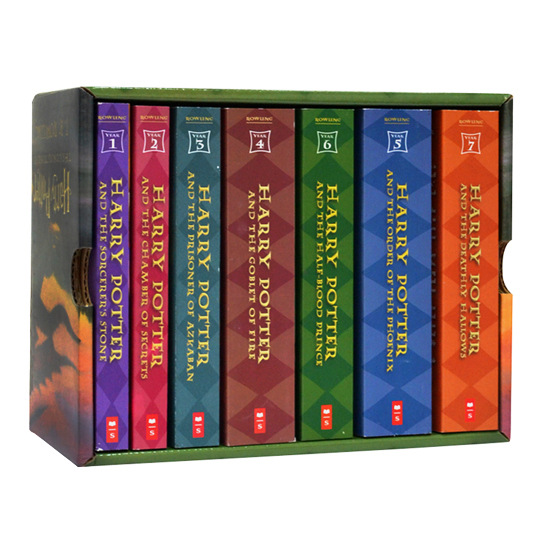 ต้นฉบับภาษาอังกฤษ The Complete Works of Harry Potter 1-7英文原版 哈利波特全集 1-7 全套美版经典版English original Harry Potter
