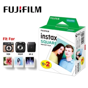 สินค้า Lotใหม่ หมดอายุ02-2023 ถูกที่สุด!!ส่งฟรี!!พร้อมส่งได้20ใบ Fujifilm Instax sqaure film (SQ3,SQ6,SQ10)