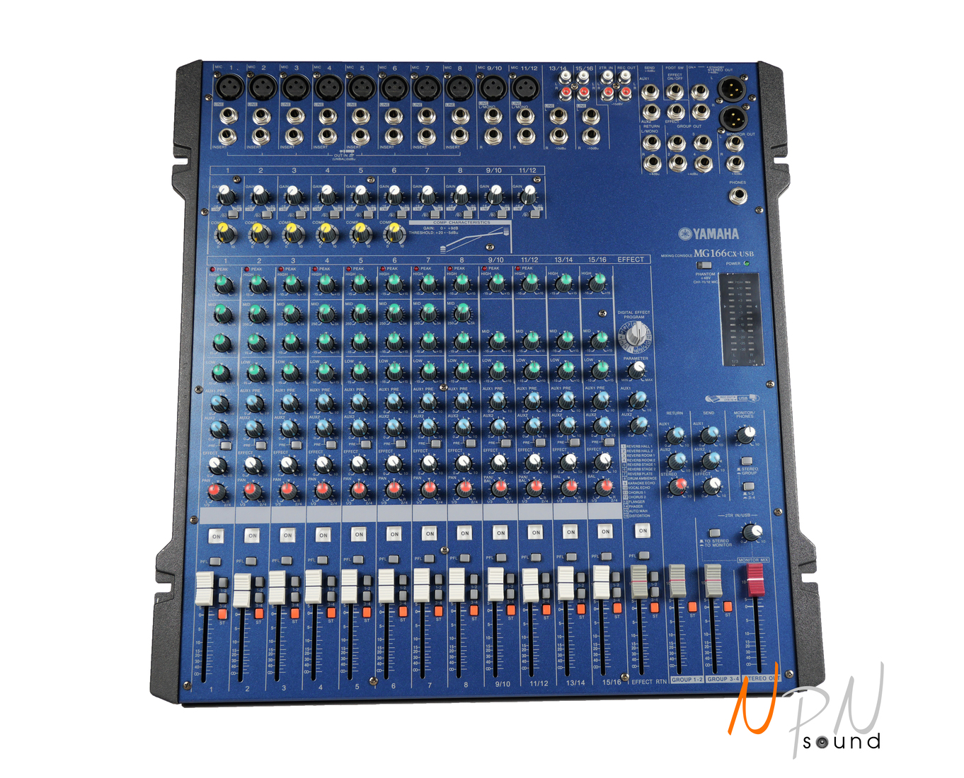 มิกเซอร์ yamaha MG124CX mixer yamaha MG124CX - 12 Input (6 Mono +