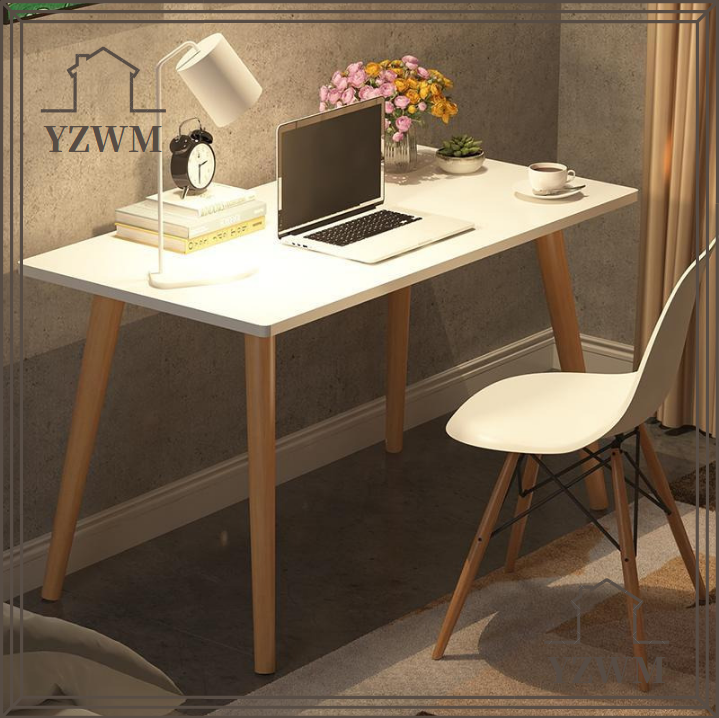 YZWM-โต๊ะทำงานโต๊ะรับประทานอาหารที่ทันสมัยเรียบง่ายห้องนั่งเล่นที่บ้านโต๊ะคอมพิวเตอร์
